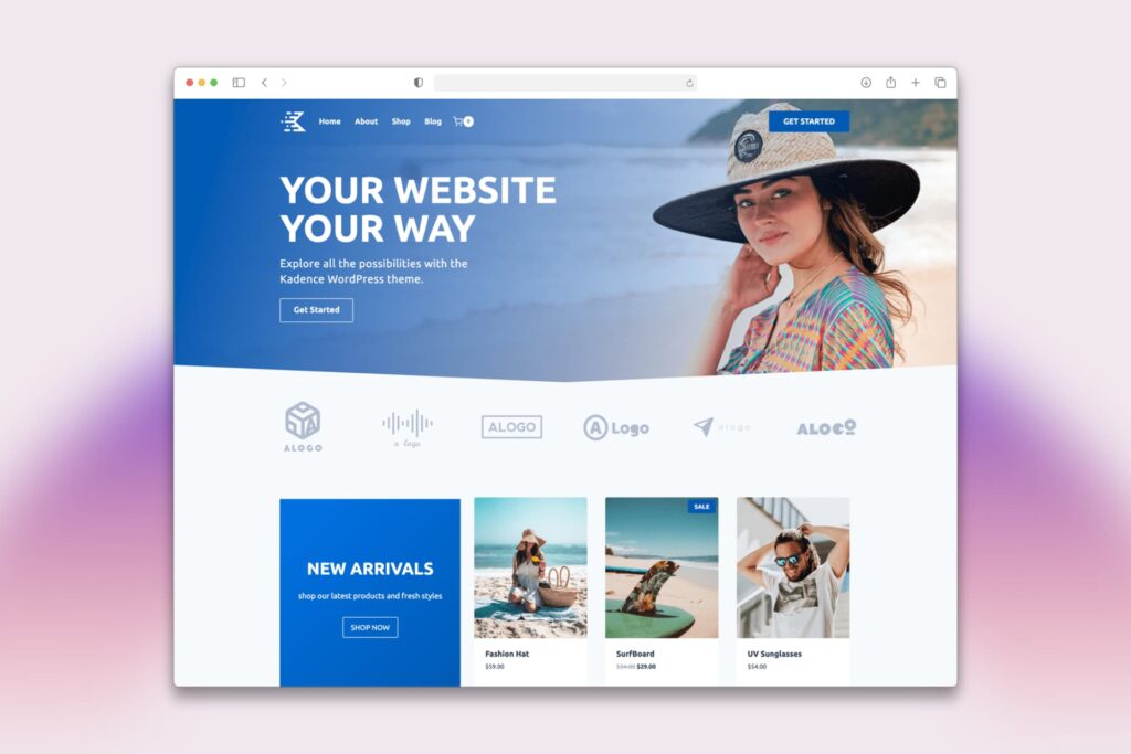 Giao diện WordPress tốt -  Kaden