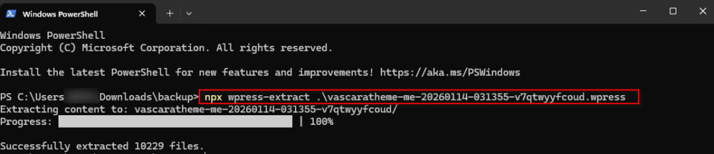 backup va restore wordpress bang plugin all in one wp migration 10 1